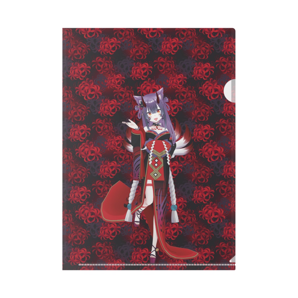 【羽姫 麗 璃射】12月記念日グッズ-クリアファイル[1205]