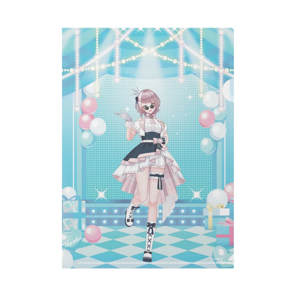 【胡桃瑠玖。】12月記念日グッズ-クリアファイル[1223]