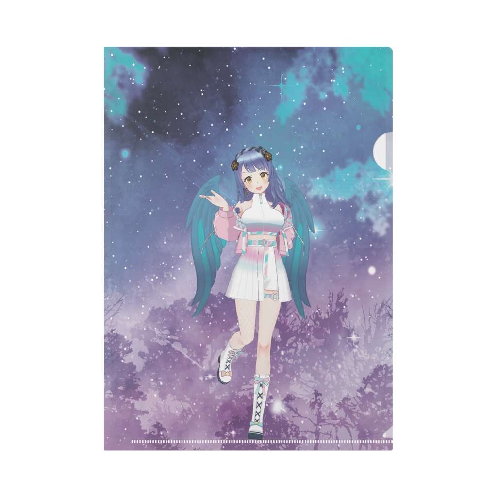 【若羽シエル】12月記念日グッズ-クリアファイル[1215]