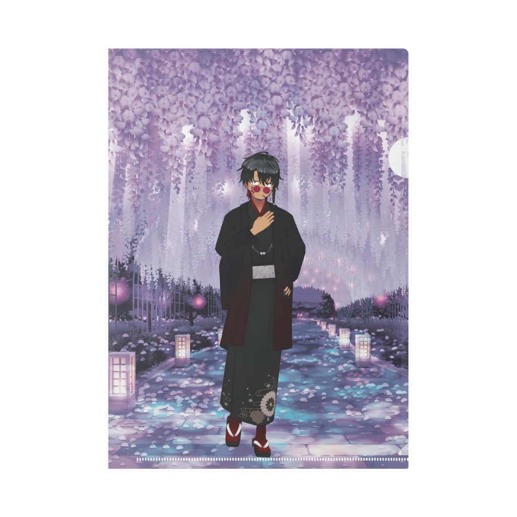 【藤】12月記念日グッズ-クリアファイル[1205]