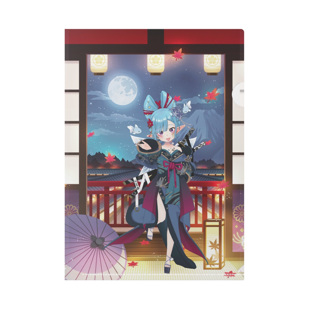 【蝶桜せな】12月記念日グッズ-クリアファイル[1222]