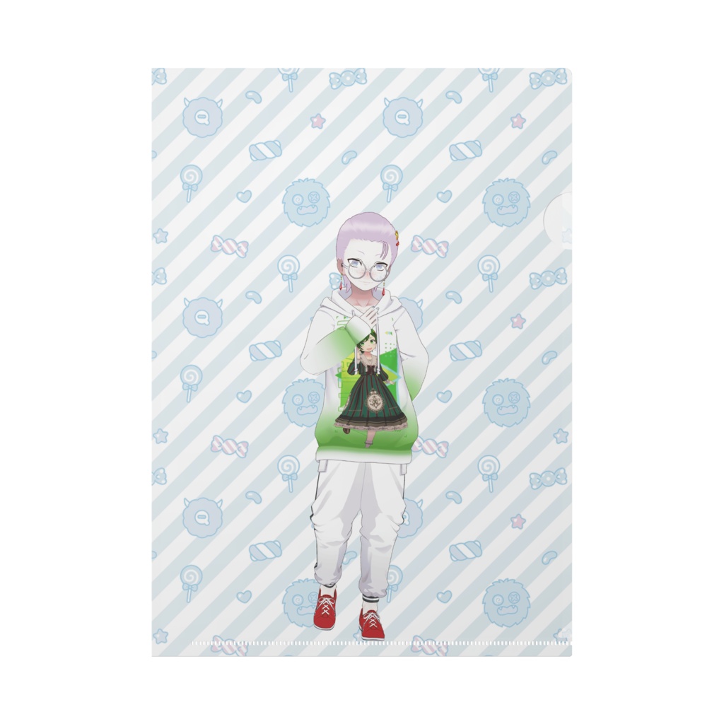 【諸々、あめぬぉん】12月記念日グッズ-クリアファイル[1224]