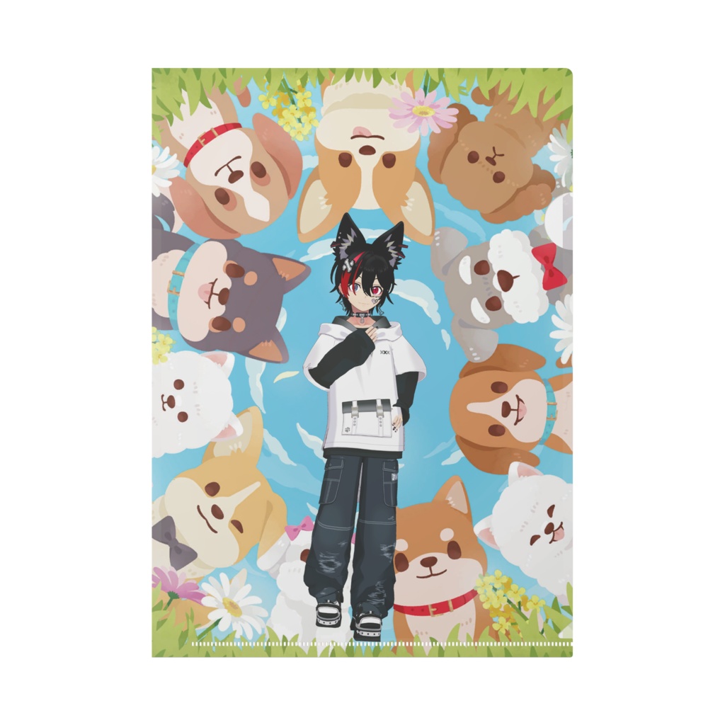 【跡蔵らす公】12月記念日グッズ-クリアファイル[1225]