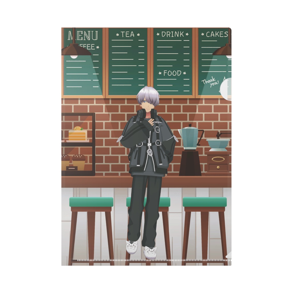 【遥翔ぺぺ】12月記念日グッズ-クリアファイル[1221]