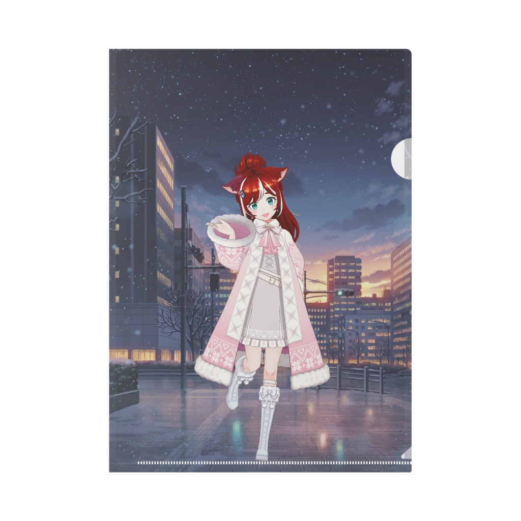 【酉真なっぷ】12月記念日グッズ-クリアファイル[1211]