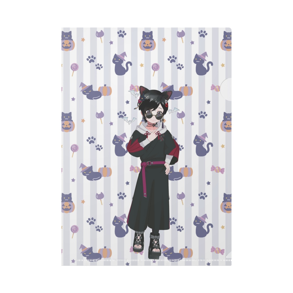 【野良猫】12月記念日グッズ-クリアファイル[1225]