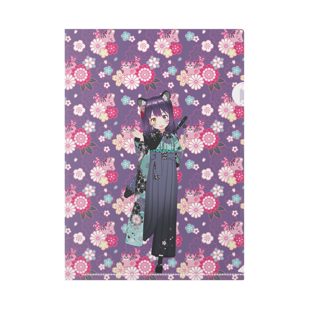 【野良猫神とらこ】12月記念日グッズ-クリアファイル[1202]