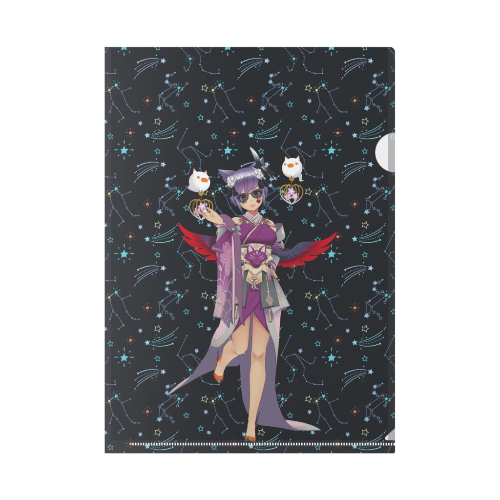 【雨宮彩羽】12月記念日グッズ-クリアファイル[1218]