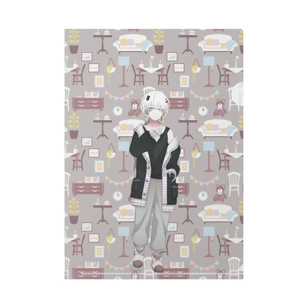 【雪ノ瀬 白】12月記念日グッズ-クリアファイル[1213]