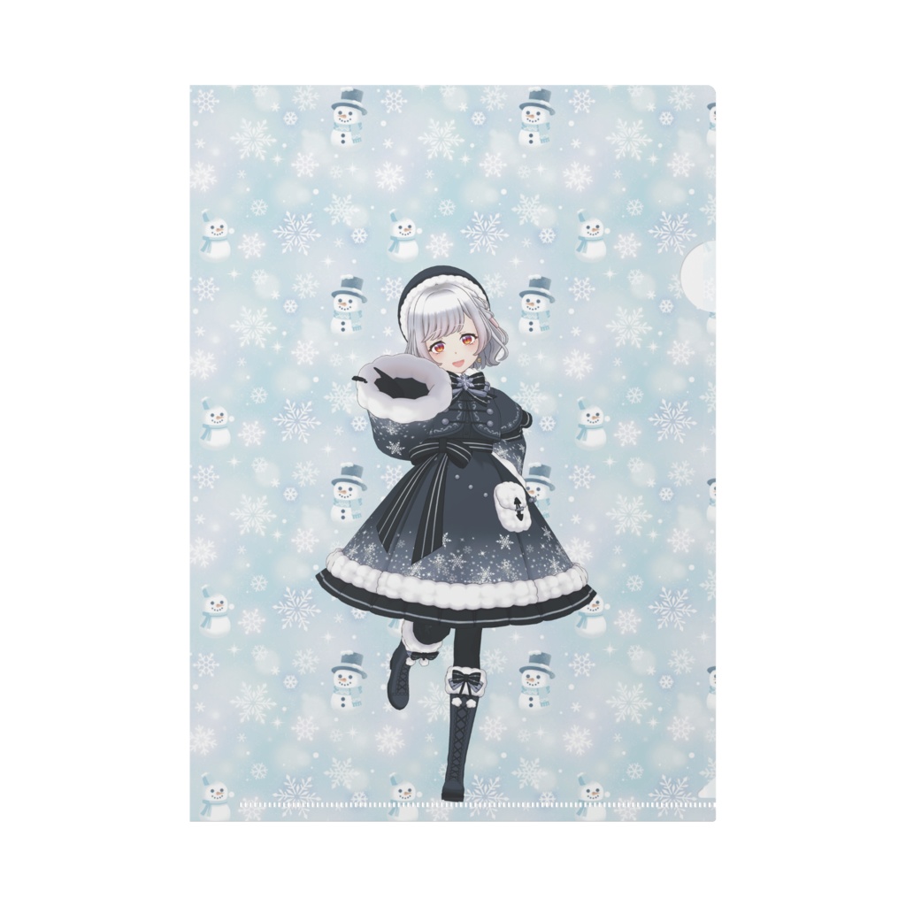 【雨露ルル】12月記念日グッズ-クリアファイル[1204]