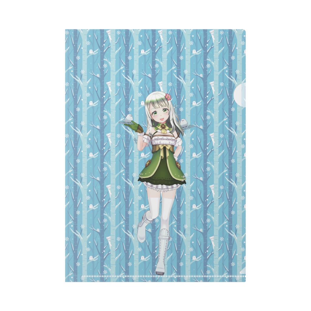 【雪乃えなが】12月記念日グッズ-クリアファイル[1201]