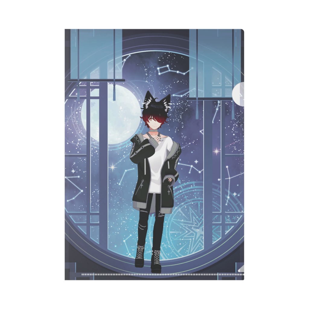 【雪音 栖】12月記念日グッズ-クリアファイル[1226]