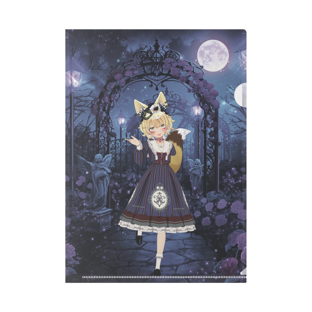 【霧晄うい】12月記念日グッズ-クリアファイル[1207]