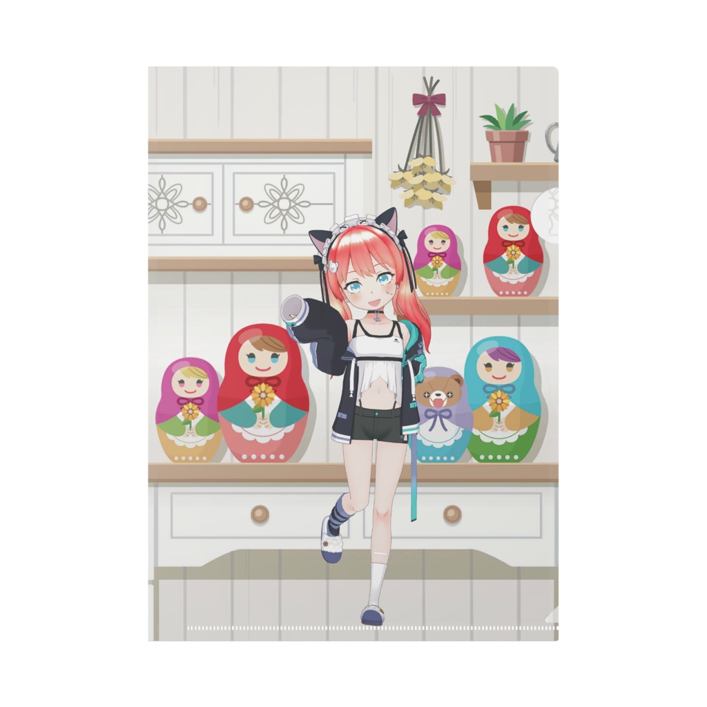 【音和ことね】12月記念日グッズ-クリアファイル[1227]