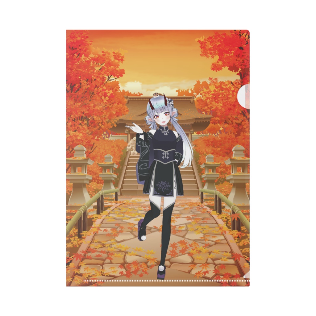 【鬼の憩】12月記念日グッズ-クリアファイル[1223]