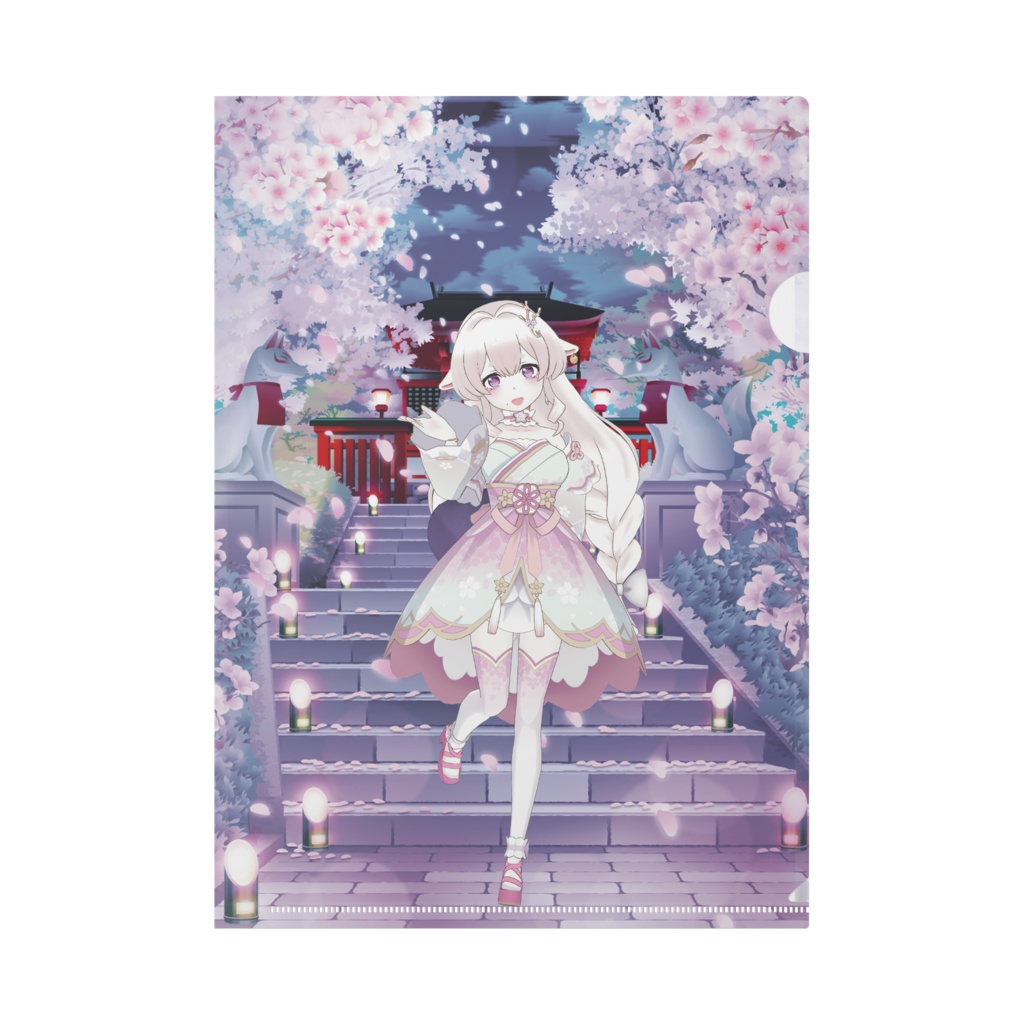 【鬼島のんの】12月記念日グッズ-クリアファイル[1230]