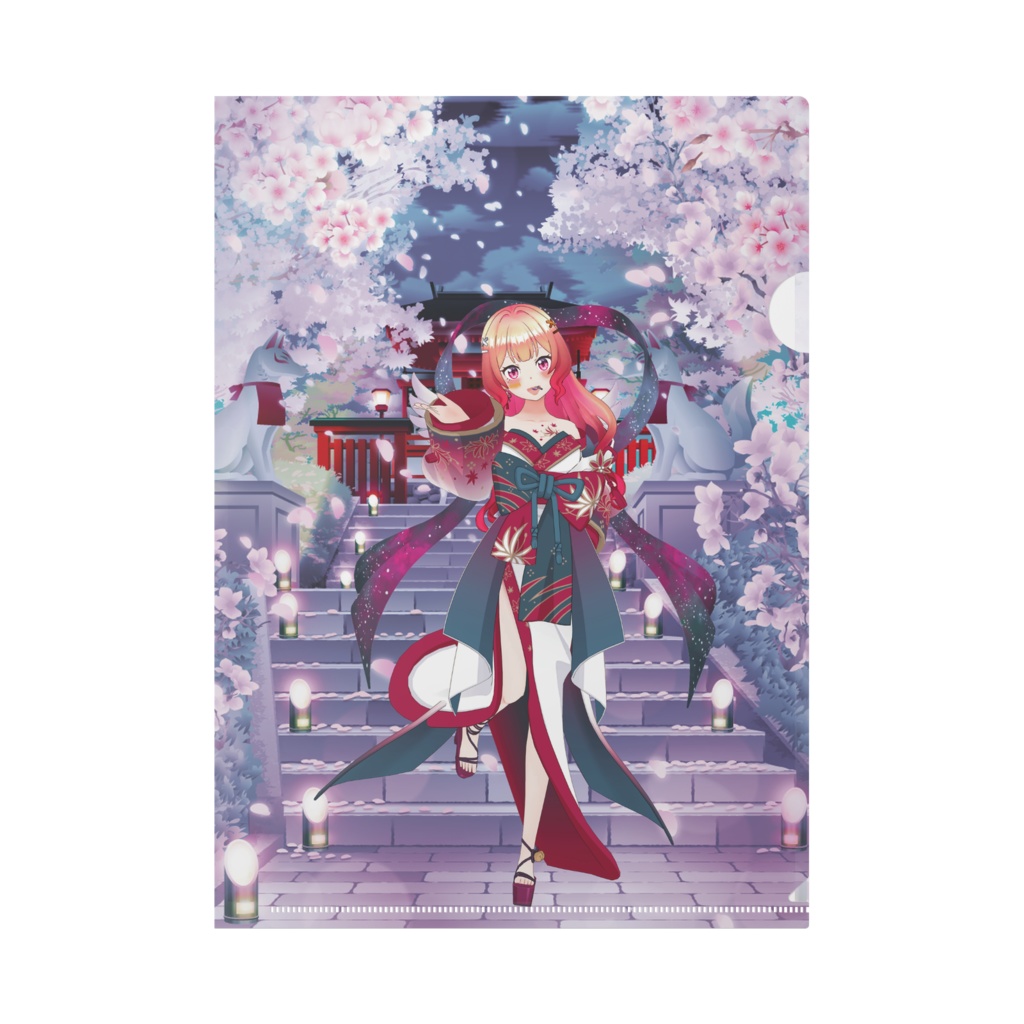 【黄昏 蓮】12月記念日グッズ-クリアファイル[1208]