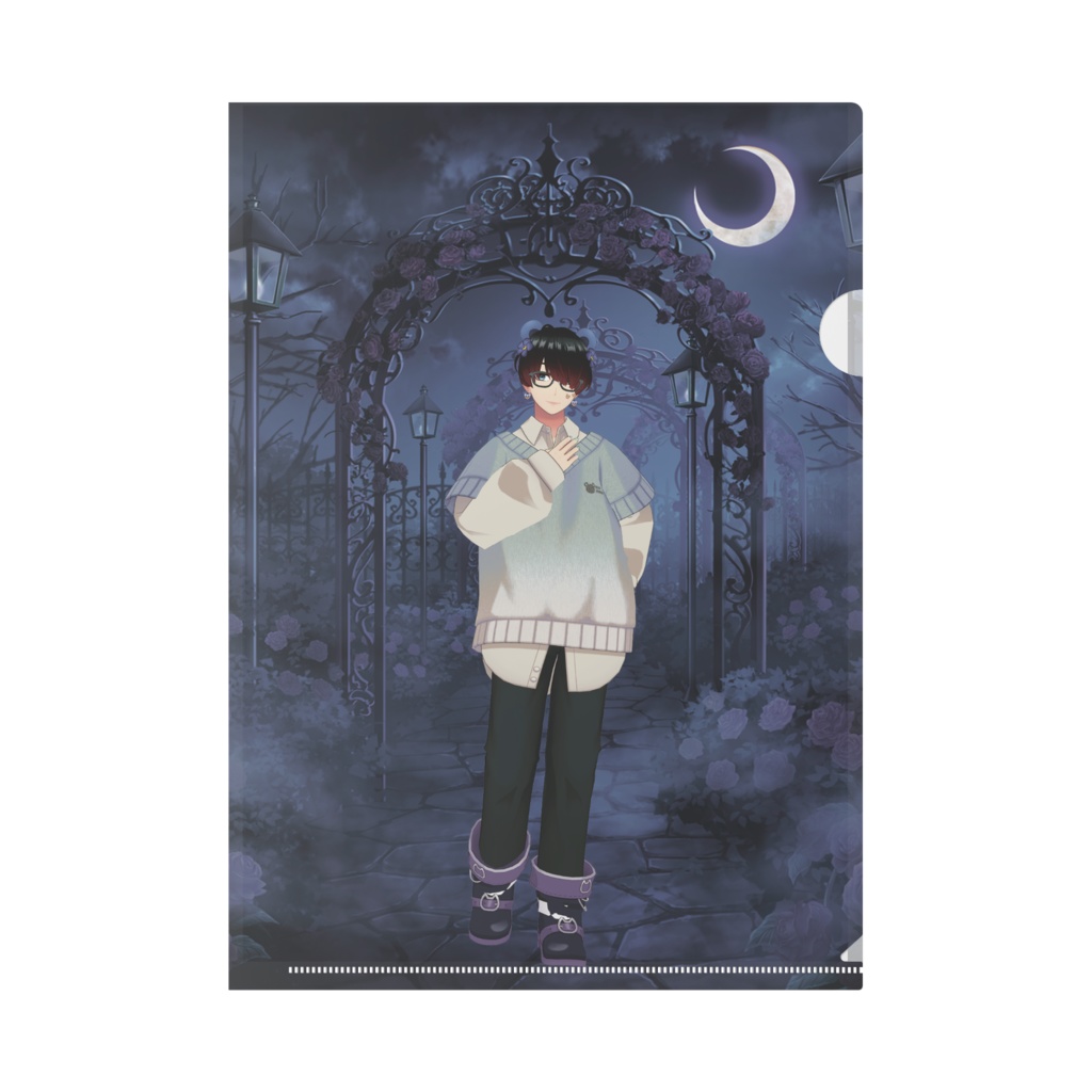 【黒鷺爾(なんじ)】12月記念日グッズ-クリアファイル[1227]