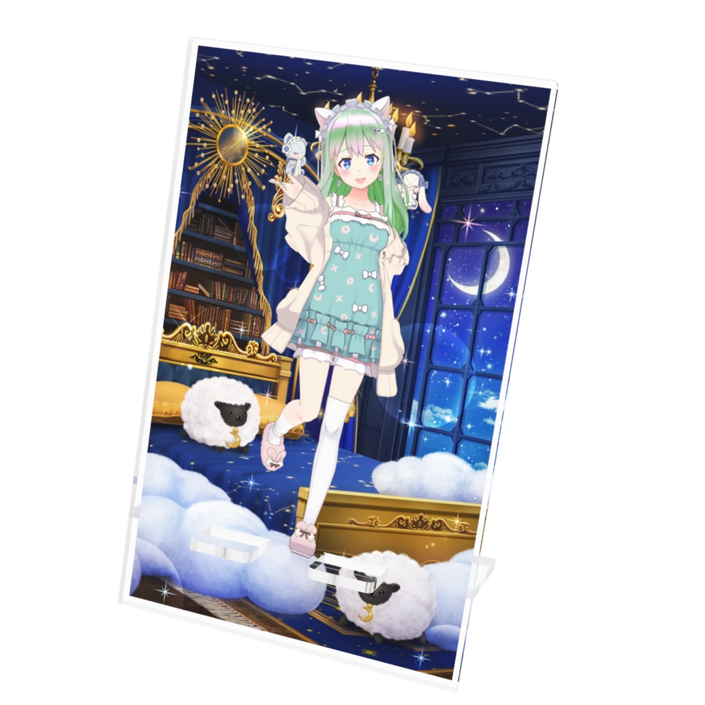 【【新人猫】眠莉ねこ】12月記念日グッズ-アクリルスマホスタンド[1212]