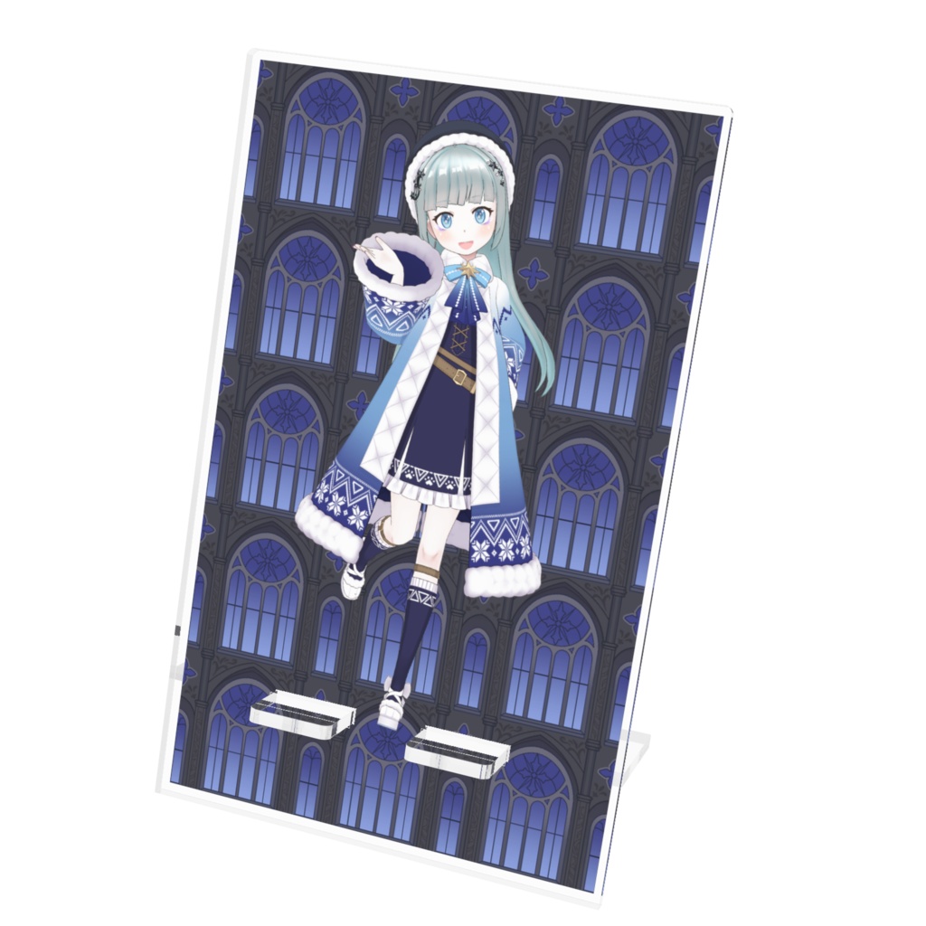 【あお】12月記念日グッズ-アクリルスマホスタンド[1206]