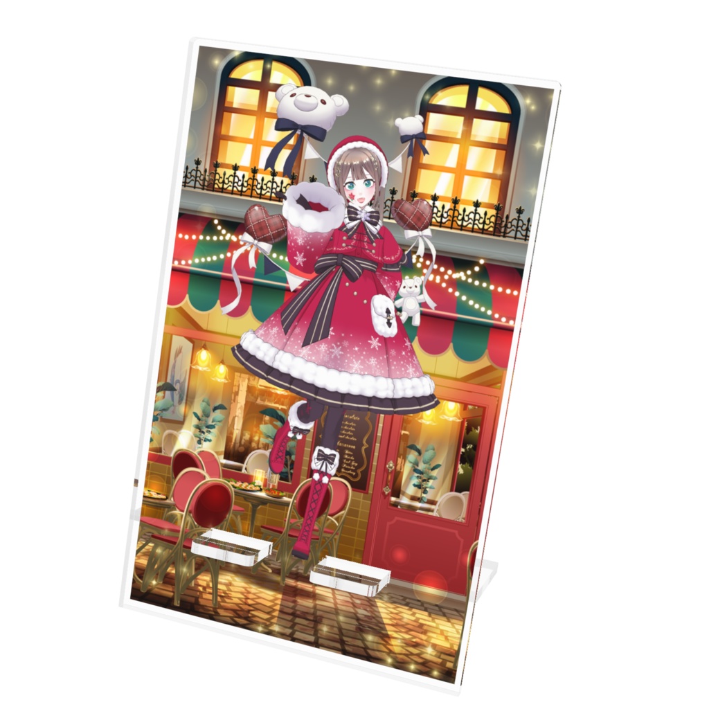 【あちゃん】12月記念日グッズ-アクリルスマホスタンド[1202]