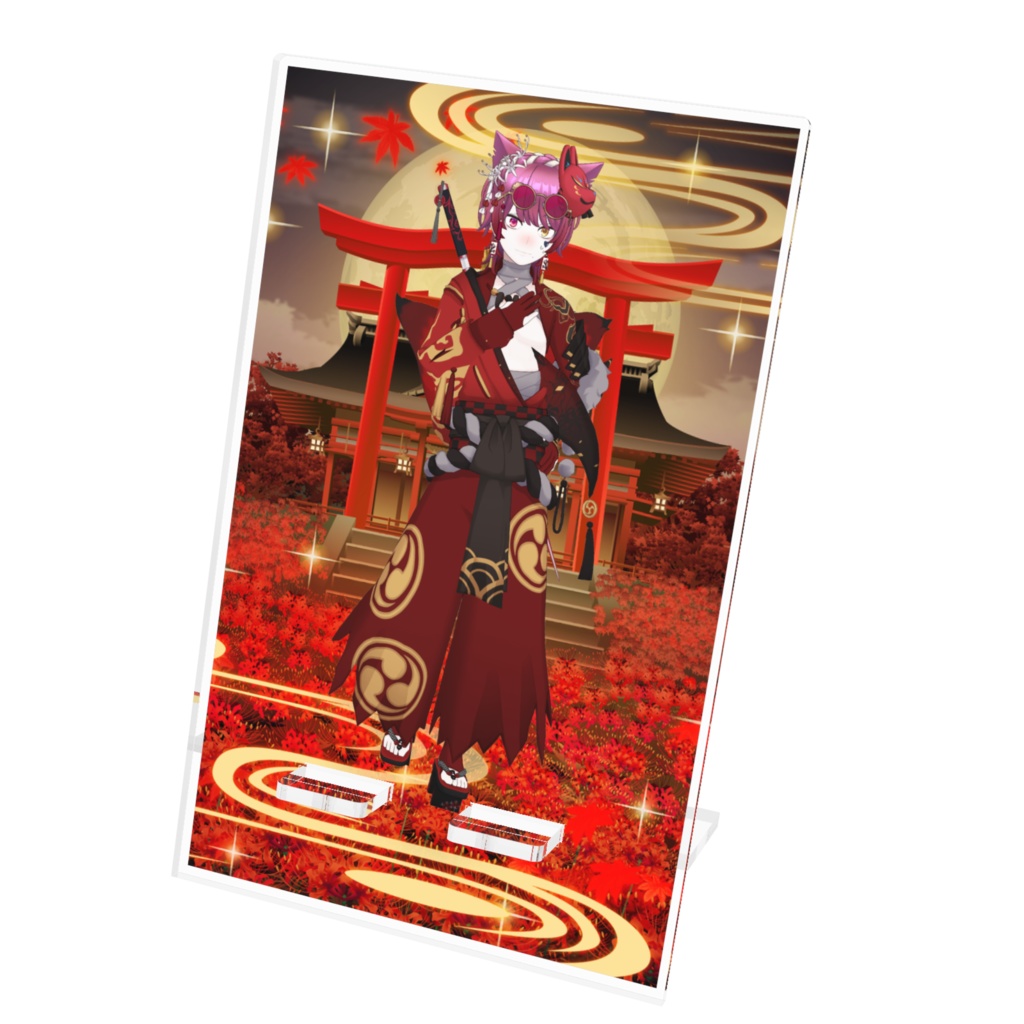 【おちゃチャ】12月記念日グッズ-アクリルスマホスタンド[1224]