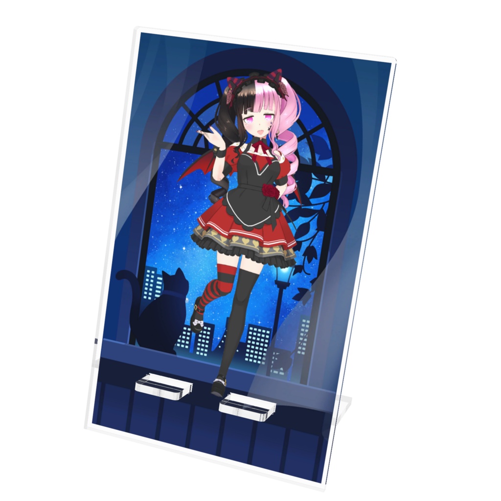 【おやまのるいにゃん】12月記念日グッズ-アクリルスマホスタンド[1206]