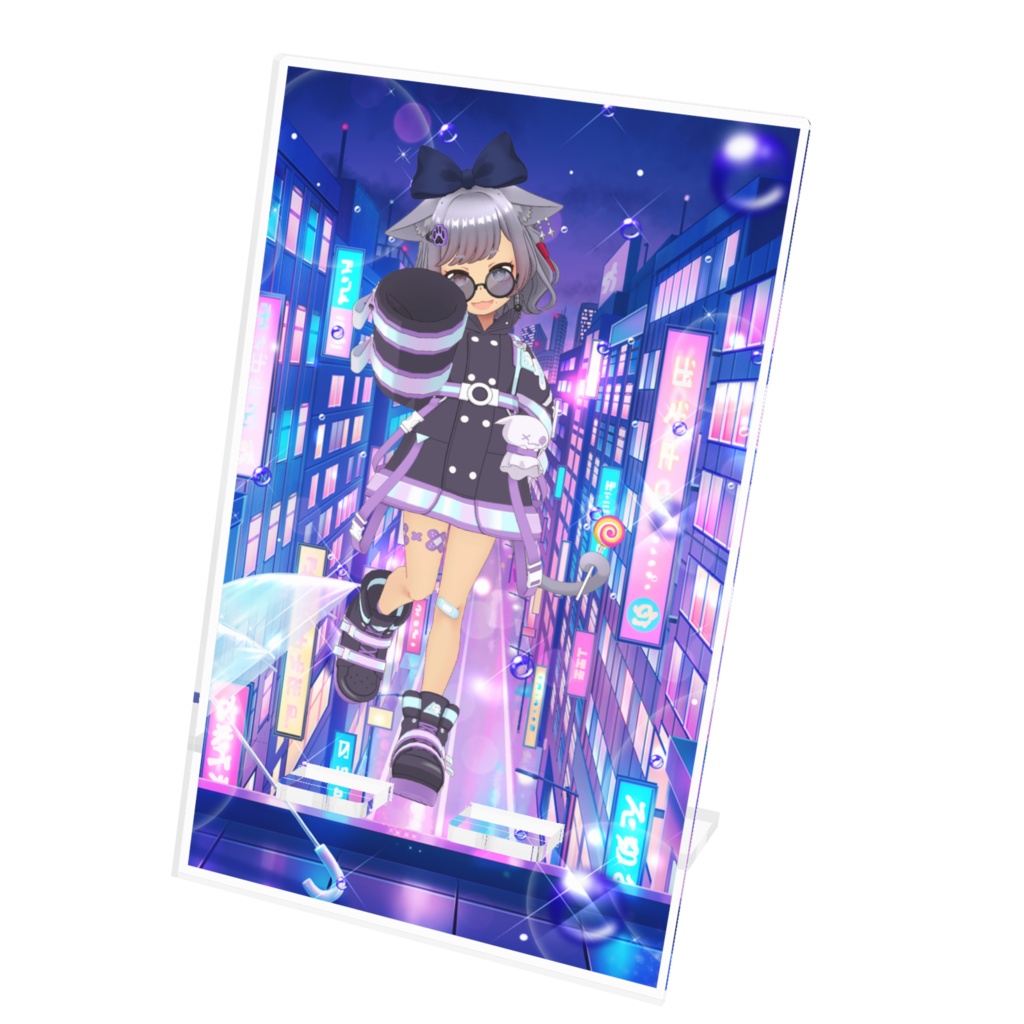 【かおたん】12月記念日グッズ-アクリルスマホスタンド[1221]