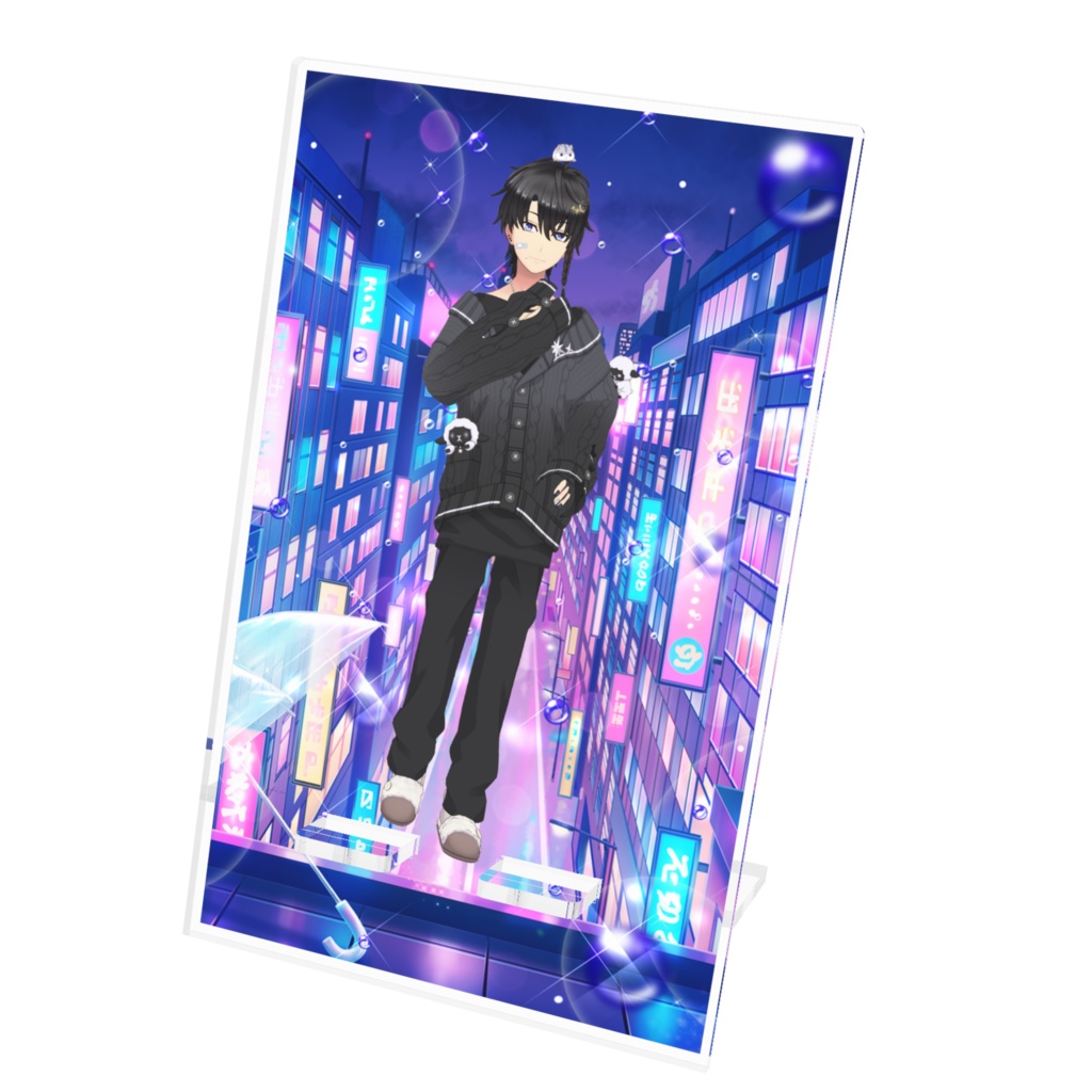 【さきやま】12月記念日グッズ-アクリルスマホスタンド[1229]