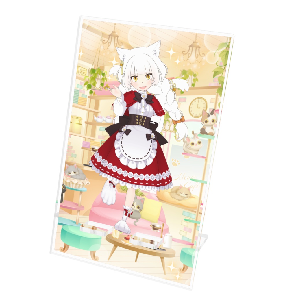 【しゃむ猫】12月記念日グッズ-アクリルスマホスタンド[1224]