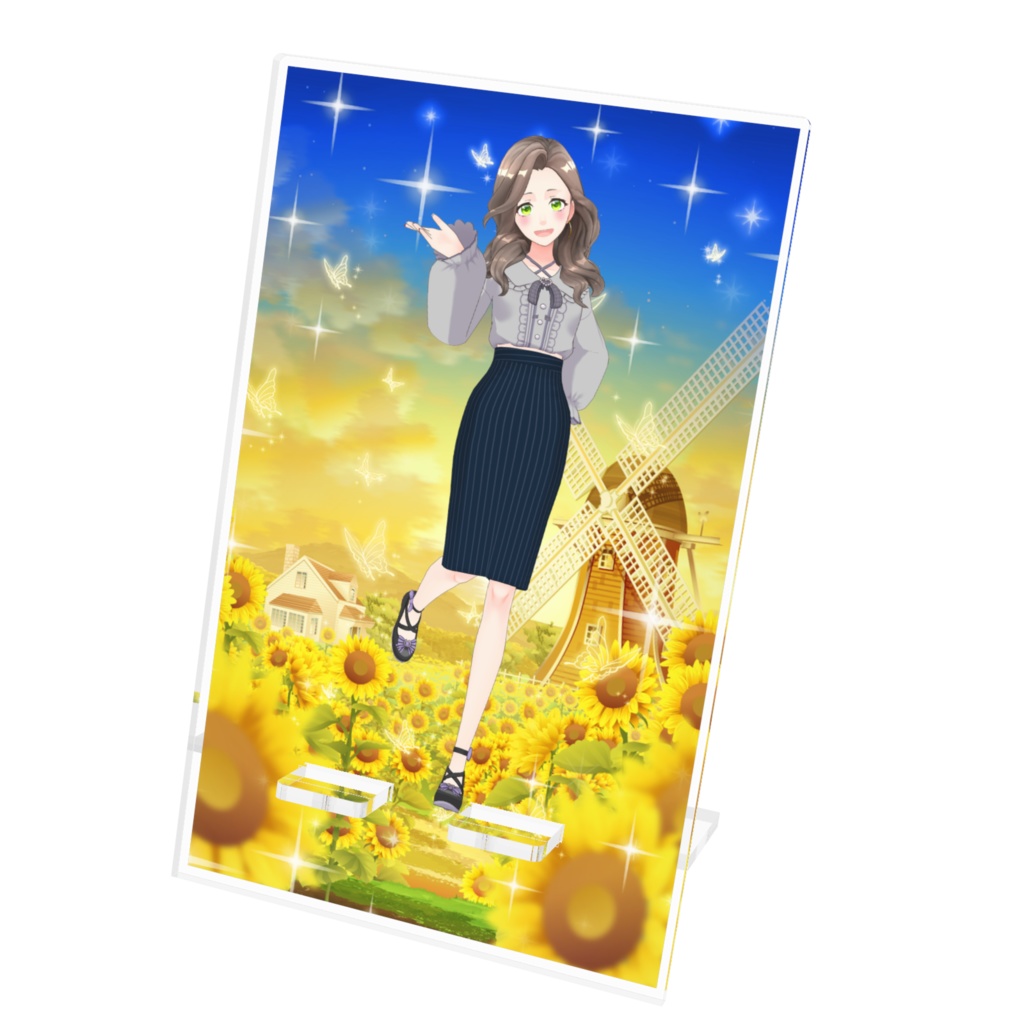 【なつめ】12月記念日グッズ-アクリルスマホスタンド[1220]