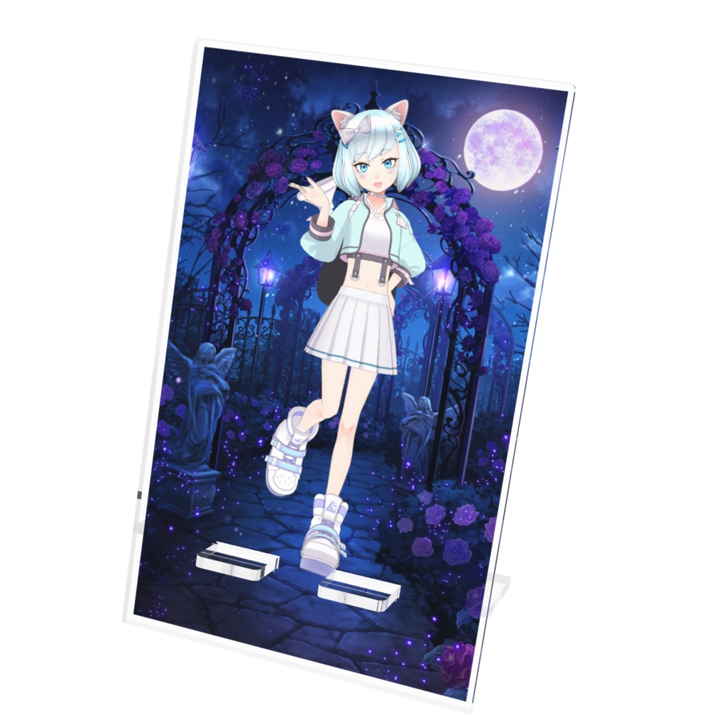 【なな秘書】12月記念日グッズ-アクリルスマホスタンド[1221]