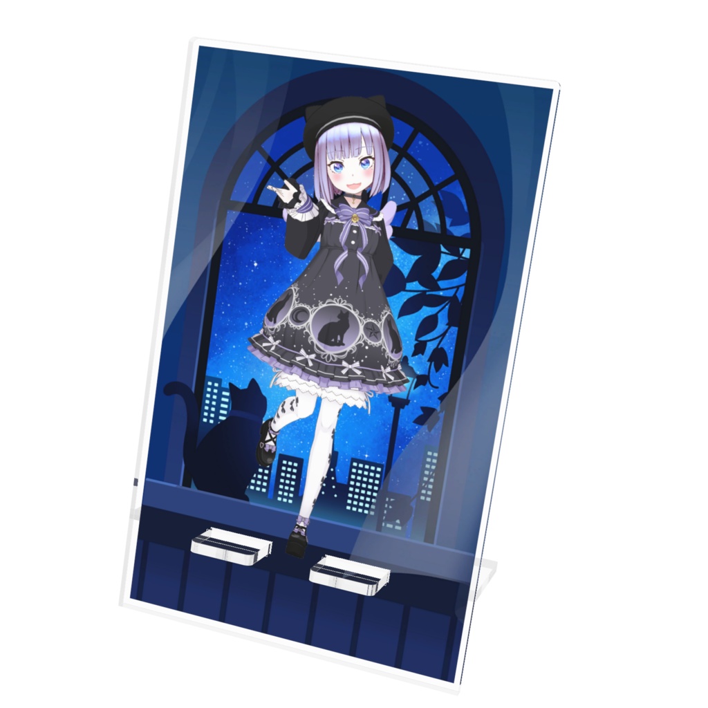 【ぴゅうか】12月記念日グッズ-アクリルスマホスタンド[1203]