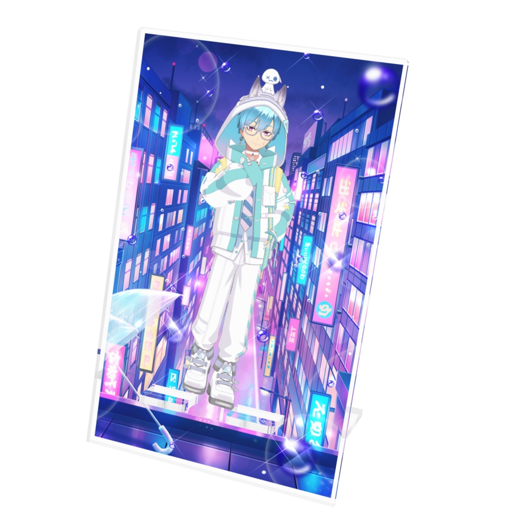 【ふーま】12月記念日グッズ-アクリルスマホスタンド[1205]