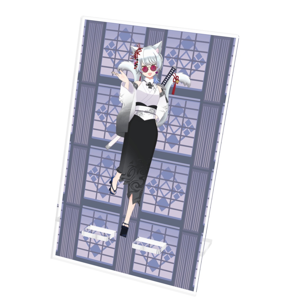 【もたれのん】12月記念日グッズ-アクリルスマホスタンド[1218]