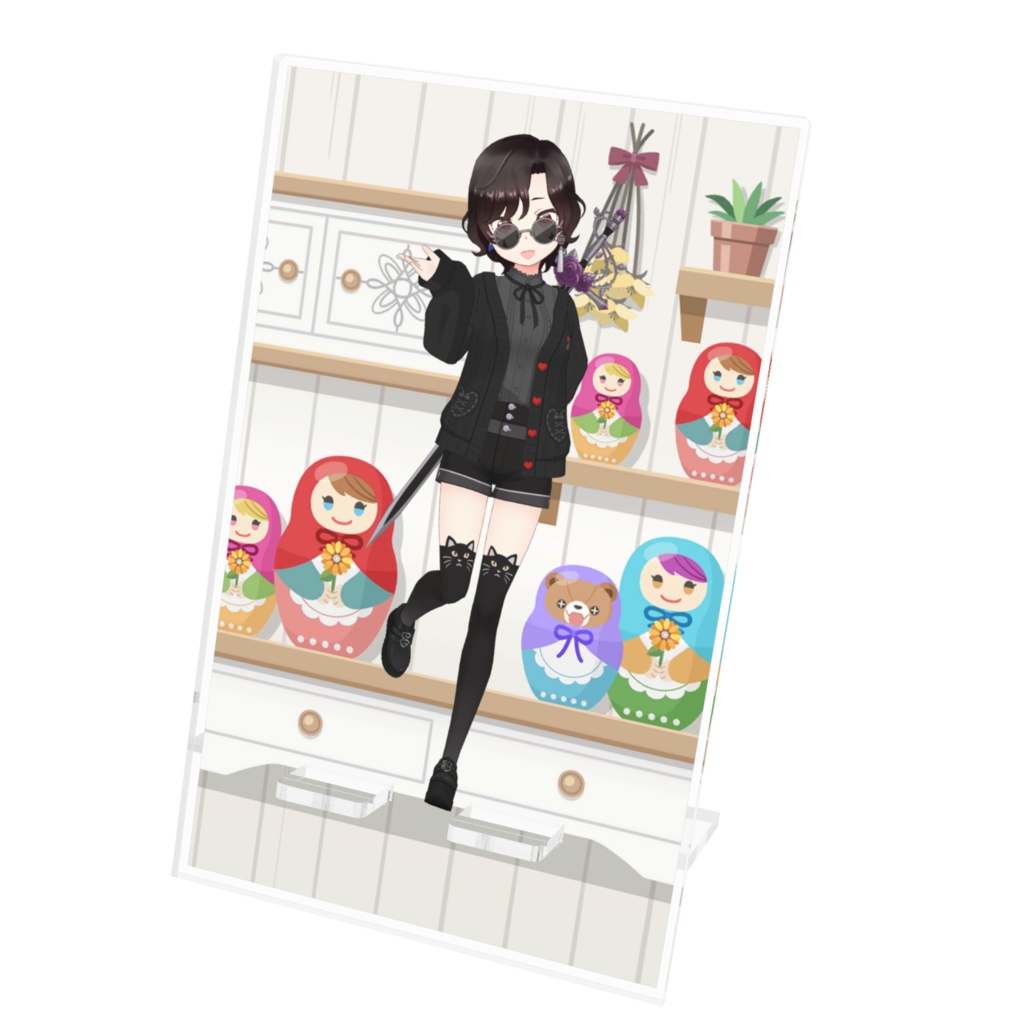 【もち】12月記念日グッズ-アクリルスマホスタンド[1205]