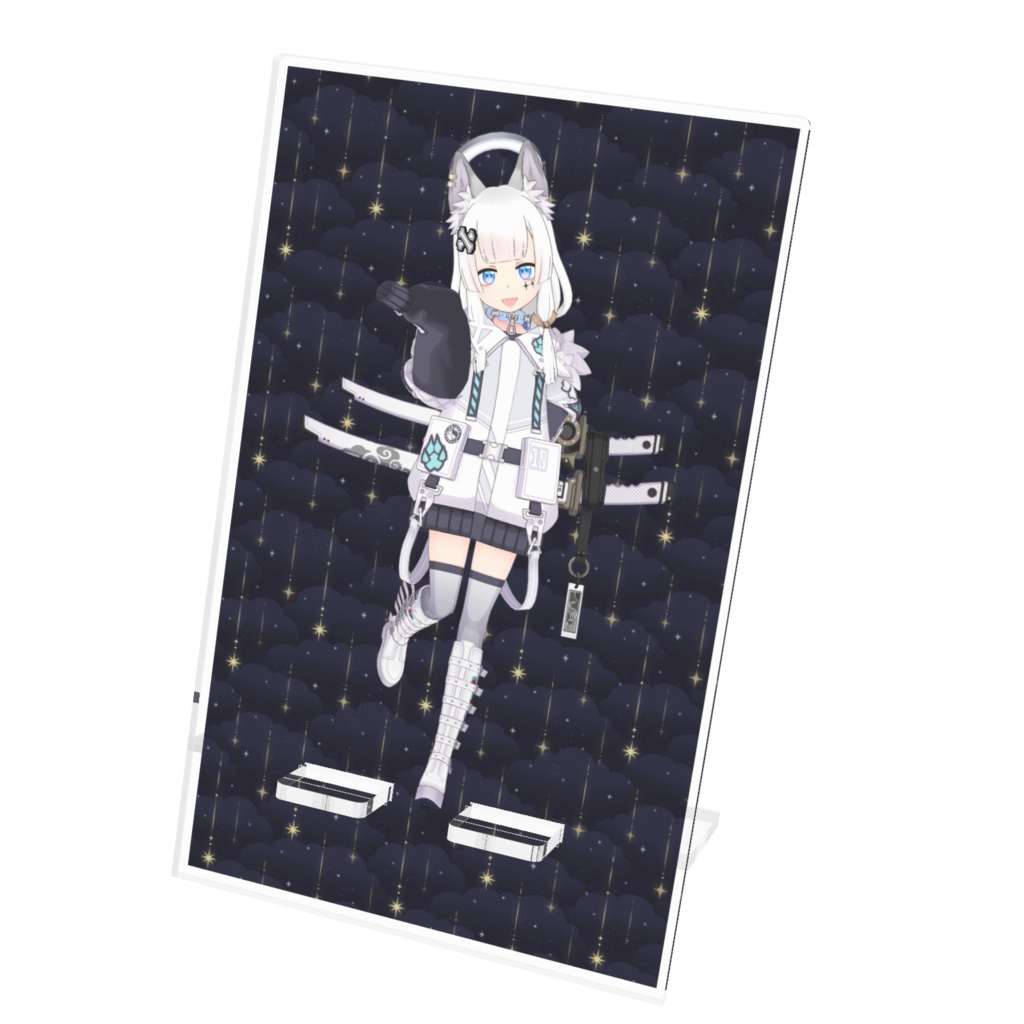 【サメ】12月記念日グッズ-アクリルスマホスタンド[1201]