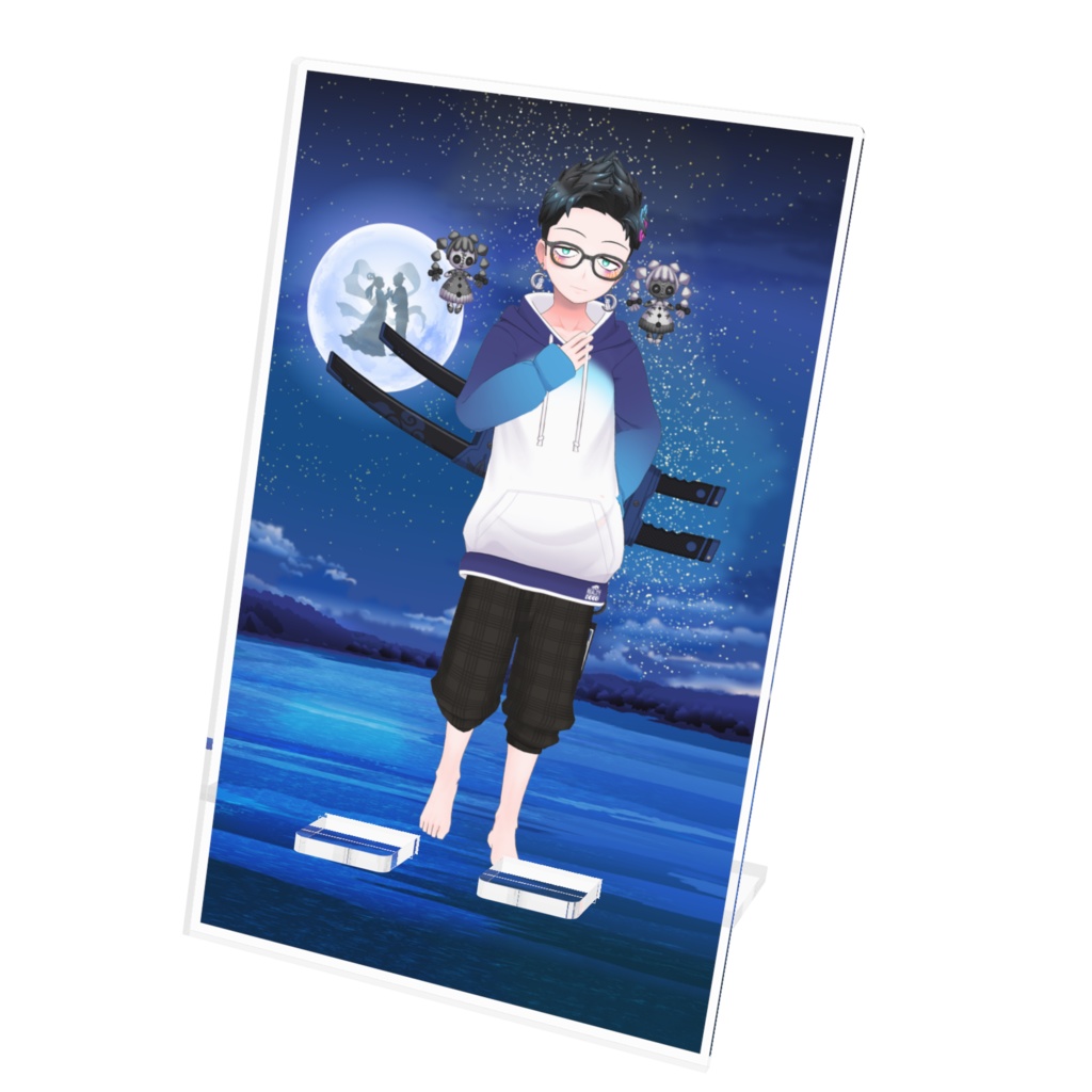 【トラツグミ】12月記念日グッズ-アクリルスマホスタンド[1207]