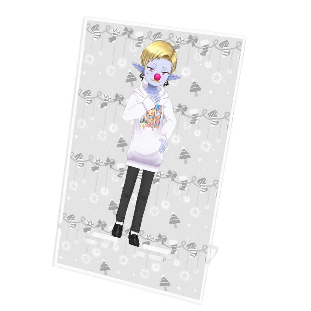 【ヘケポンでしゅ】12月記念日グッズ-アクリルスマホスタンド[1224]