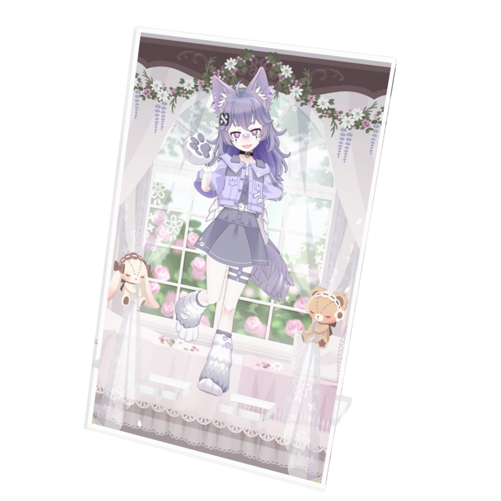 【ミー子。】12月記念日グッズ-アクリルスマホスタンド[1202]