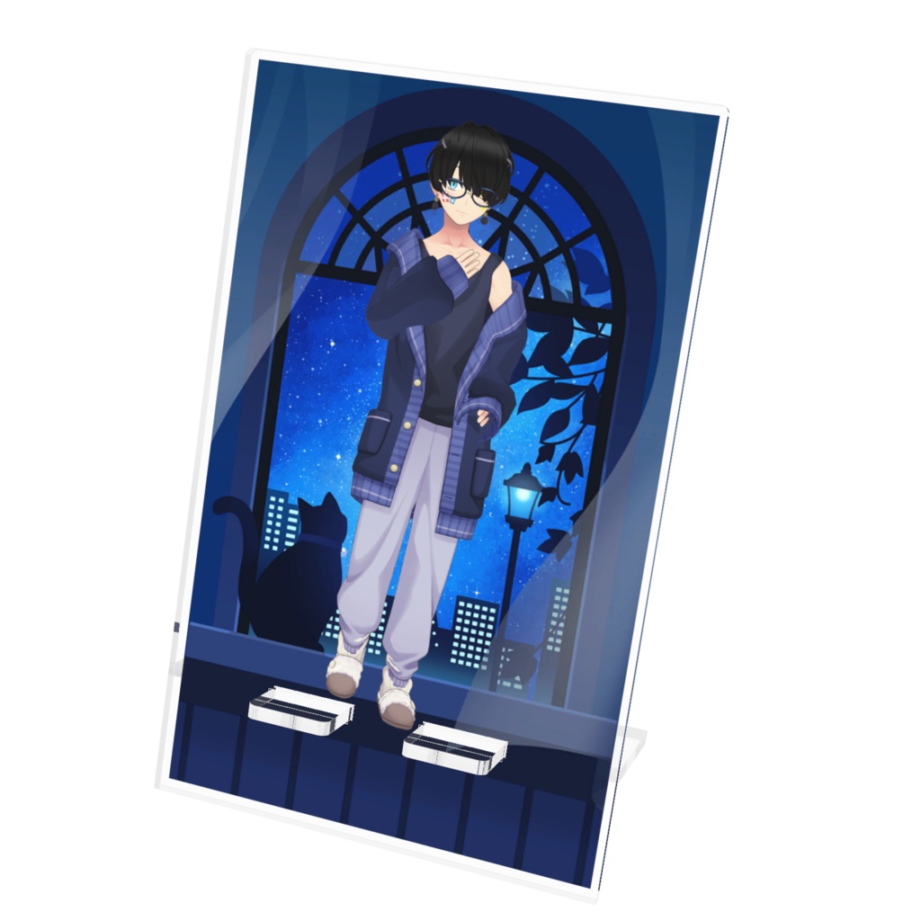 【ラッキー】12月記念日グッズ-アクリルスマホスタンド[1215]