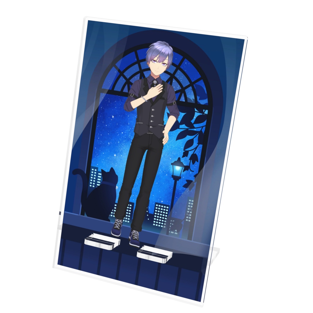 【一人乃 夜】12月記念日グッズ-アクリルスマホスタンド[1204]