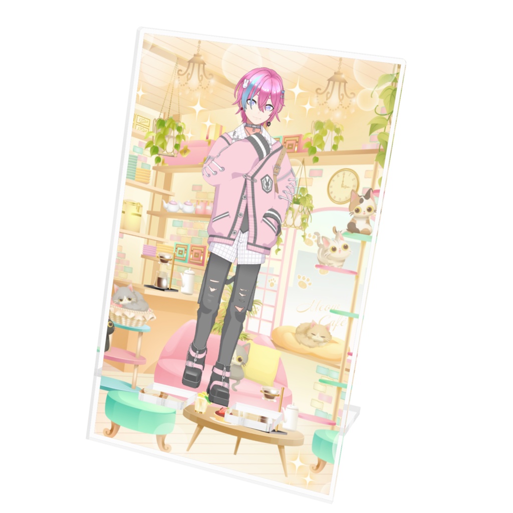 【三神　たぴ】12月記念日グッズ-アクリルスマホスタンド[1206]