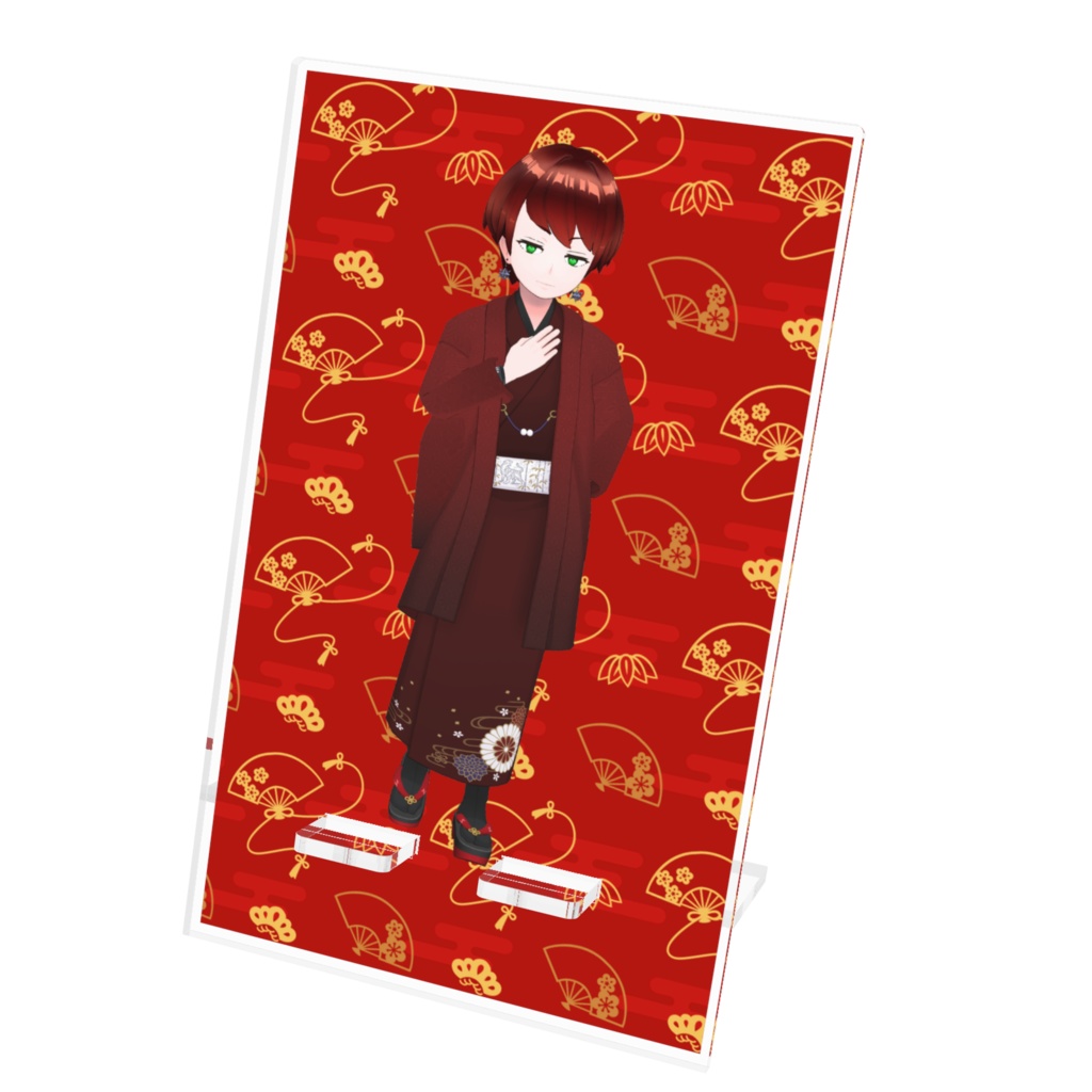 【十露 沙紋】12月記念日グッズ-アクリルスマホスタンド[1230]