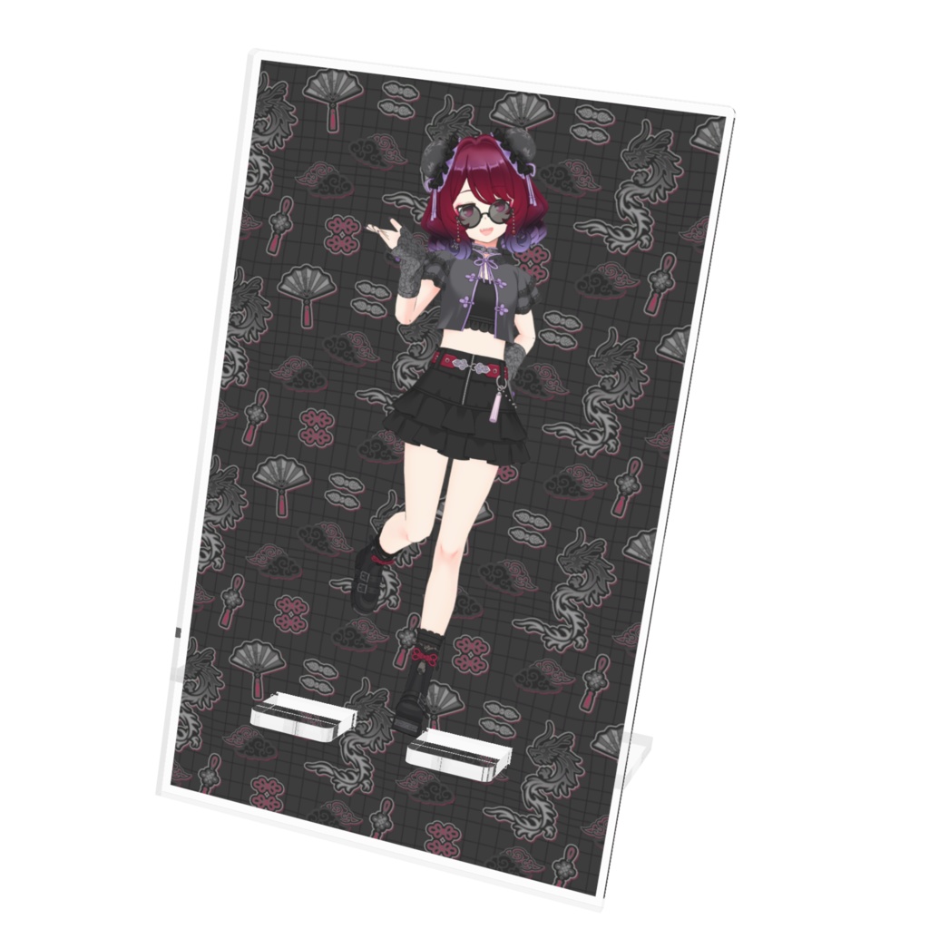 【南夏紫絽】12月記念日グッズ-アクリルスマホスタンド[1215]