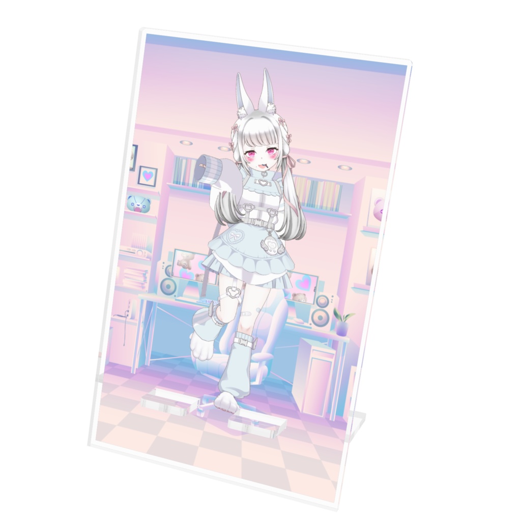 【卯月 桜兎】12月記念日グッズ-アクリルスマホスタンド[1201]