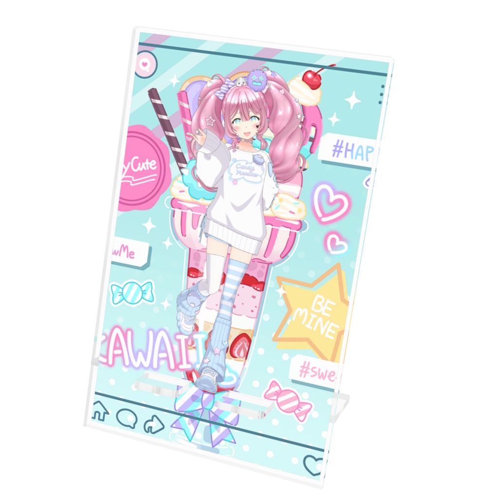 【國分優香里】12月記念日グッズ-アクリルスマホスタンド[1215]