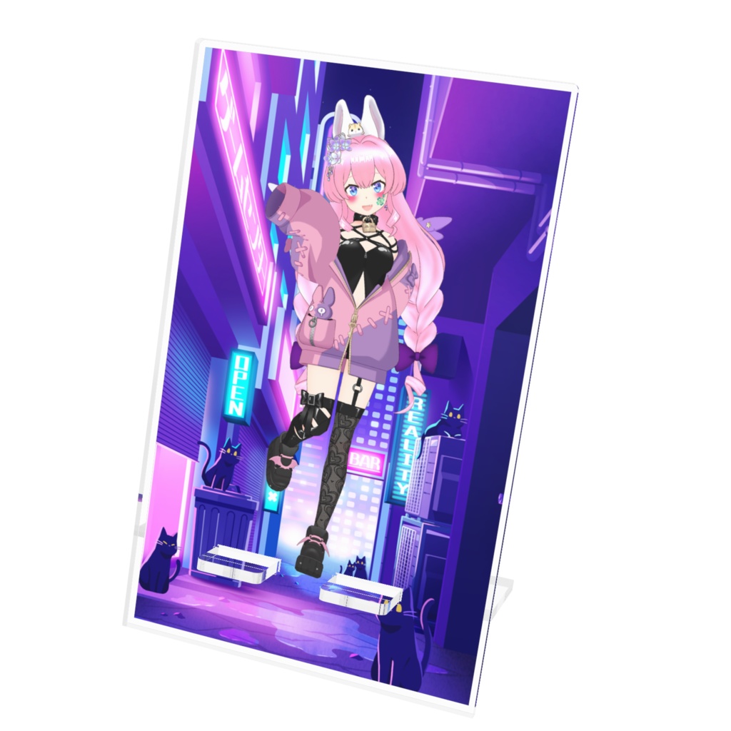 【四葩まゅ】12月記念日グッズ-アクリルスマホスタンド[1213]