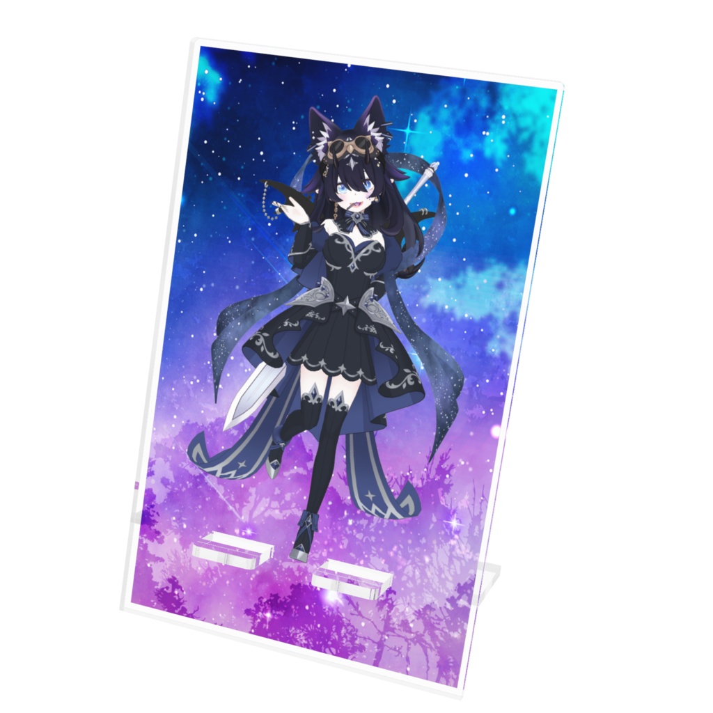 【夜乃魔レオ】12月記念日グッズ-アクリルスマホスタンド[1229]