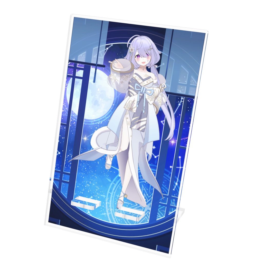 【夜月ハナ】12月記念日グッズ-アクリルスマホスタンド[1224]